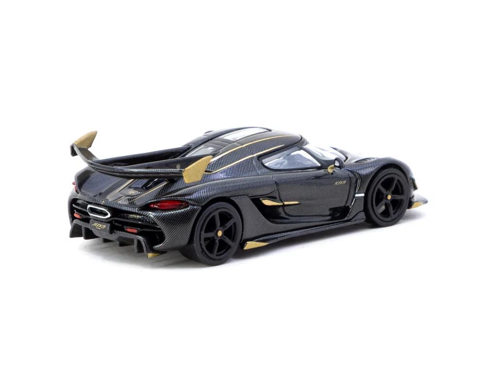 Tarmac Works Koenigsegg Jesko Attack Black Carbon Fiber HK Toy Car Salon 2025