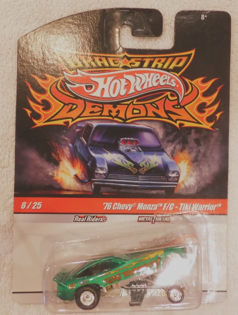 Hot Wheels Drag Strip Demons ’76 Chevy Monza F/C Tiki Warrior 8/25
