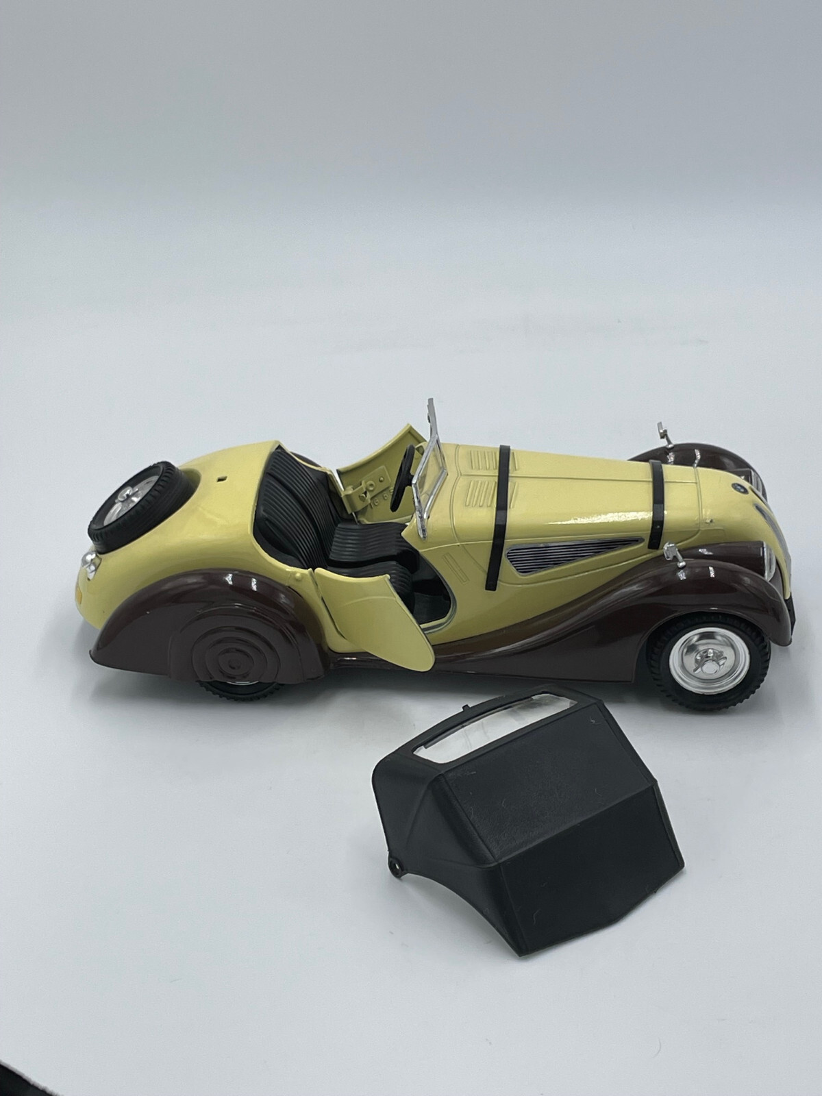 Polistil TG6 BMW 328 Yellow Brown Removable Top 1:16 Made in Italy