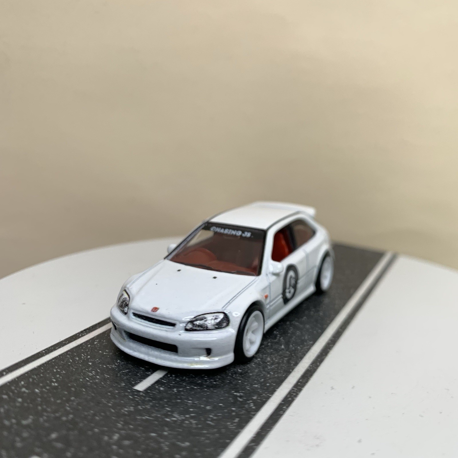 Hot Wheels Premium Boulevard #73 ’99 Honda Civic Type R EK9 Hatch White 1:64 NM
