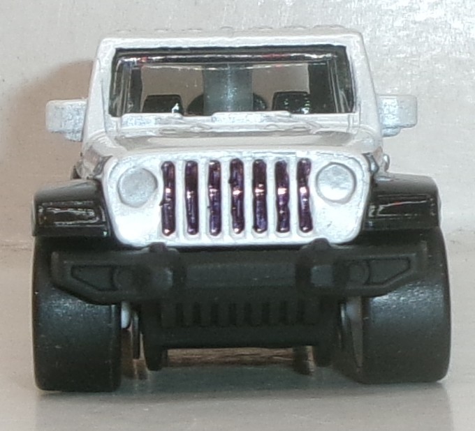 LOOSE 2020 MATCHBOX 1:64 WHITE ’18 JEEP WRANGLER JL WHEEL SWAP REAL RIDERS