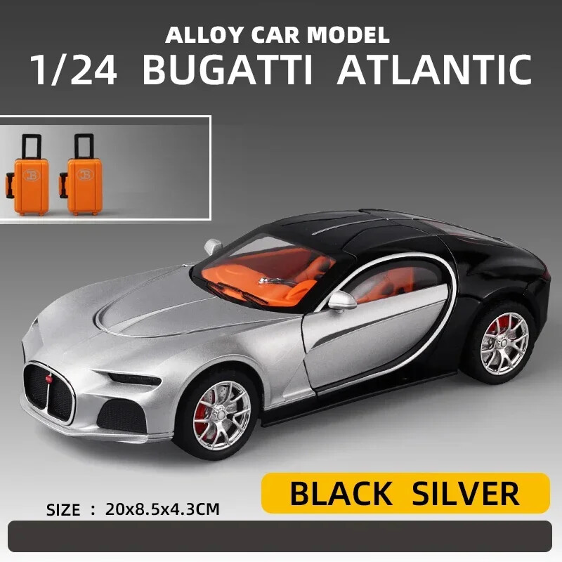 1/24 Toys Car Model Bugatti Atlantic Luxury Sport Car Alloy Diecast Toy Vehicle