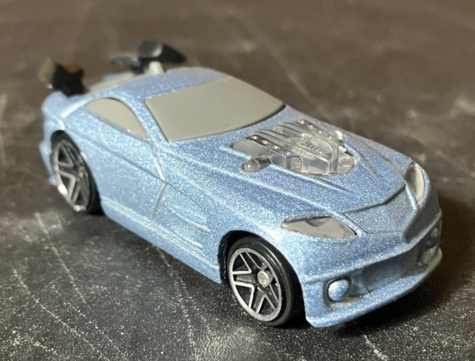 Silver Blue Mercy Breaker – Loose 2004 Hot Wheels McDonald’s Diecast – CLEAN NM