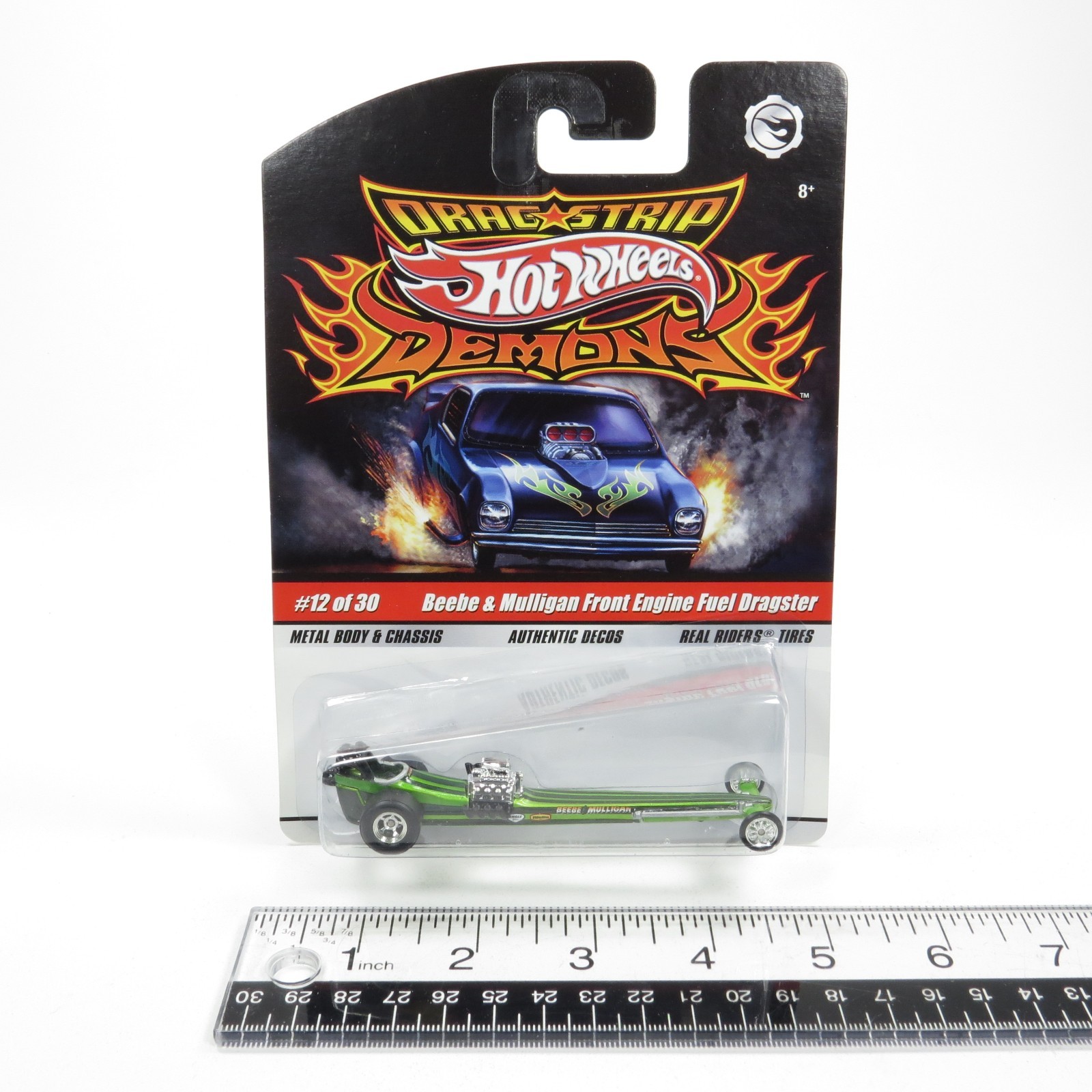 Hot Wheels Beebe & Mulligan Front Engine Fuel Dragster #12 of 30 2008 NEW
