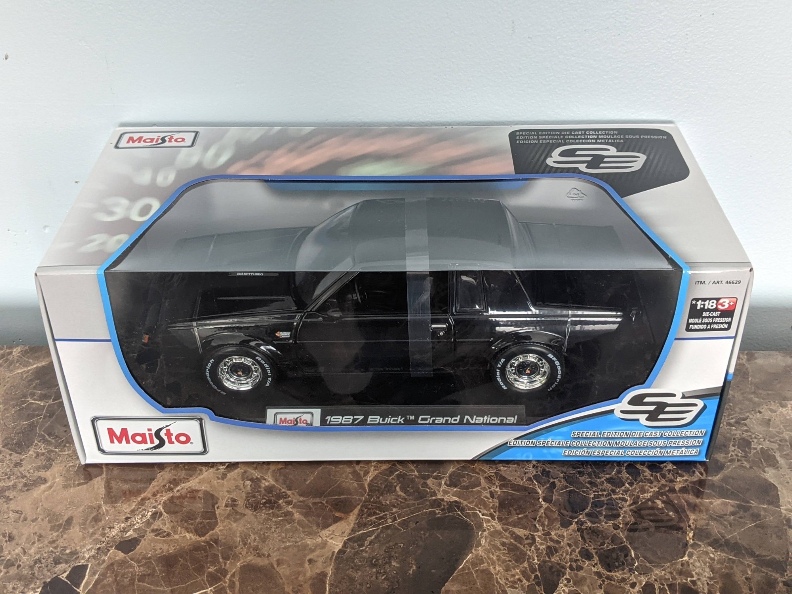1987 Buick Grand National – Black – Maisto 1:18 Special Edition. New. Sealed.