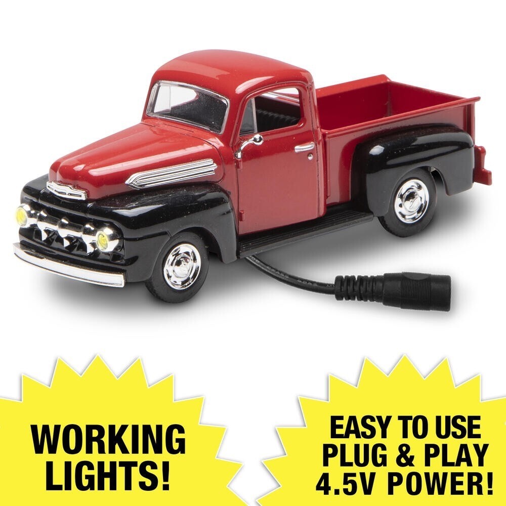 FIVE (5) Menard’s Lighted Die-Cast 1951 Ford Trucks – ($10/truck) – NEW!