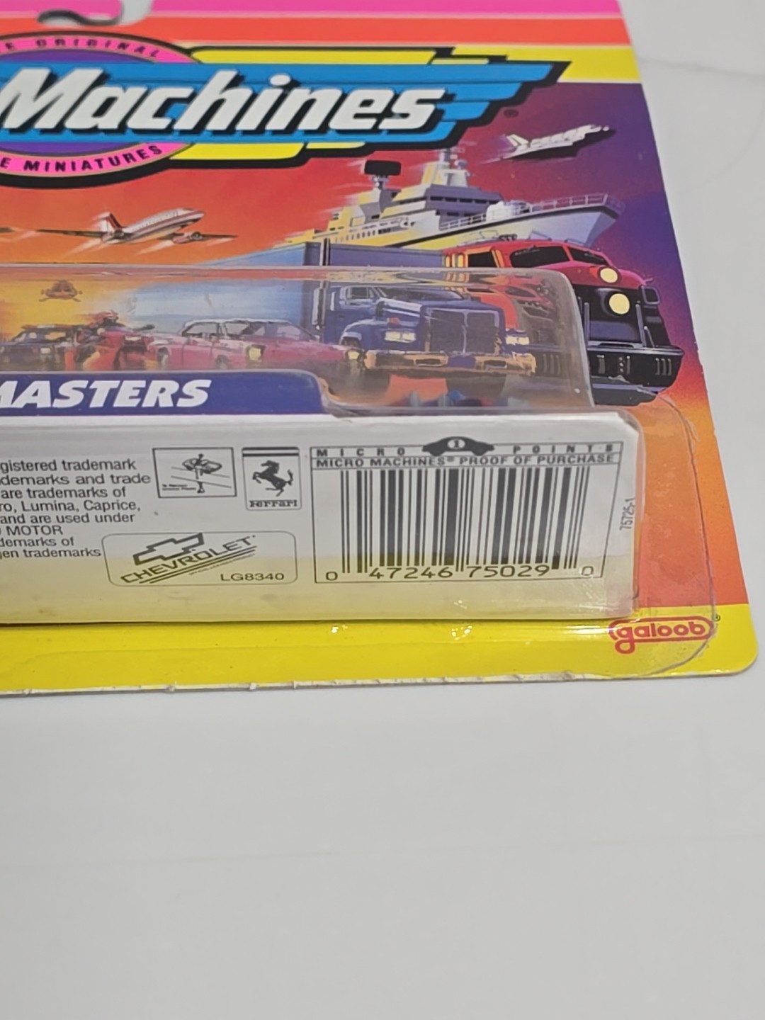 1997 Galoob Micro Machines #26 Service Masters Tow Truck Gas Tanker ’49 Mercury