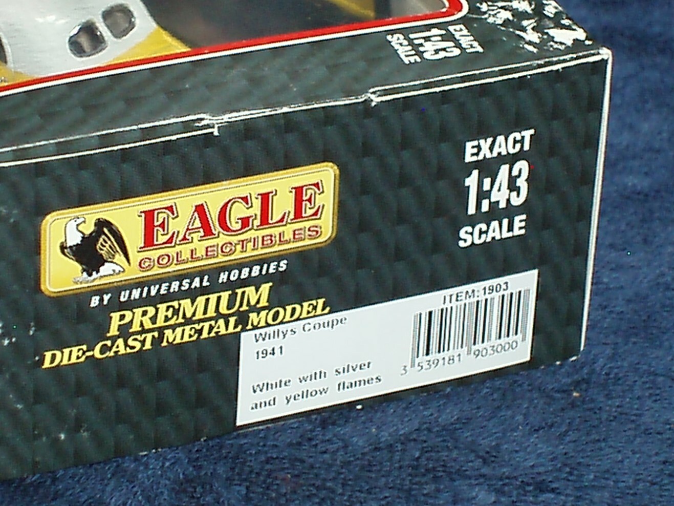 RARE EAGLE’s RACE 1941 WILLYS COUPE CUSTOM HOT ROD 1/43 DISP CASE INCLUDED