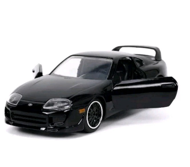 Jada 1:32 Fast & Furious 1995 Toyota Supra Black Diecast Model Car 33381 New