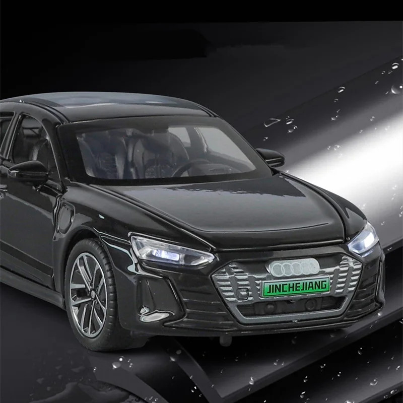 1:32 Audi RS E-Tron GT Alloy Car Model Diecast Metal Toy Sound Light Kids Gift