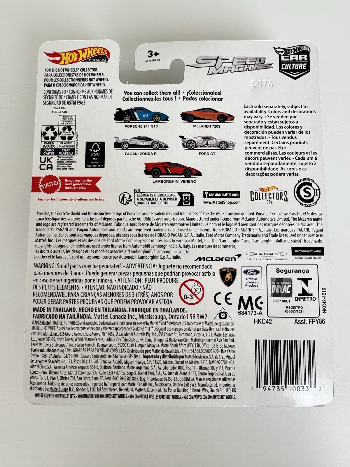 2023 Hot Wheels Premium Car Culture – Speed Machines (Set of 5)