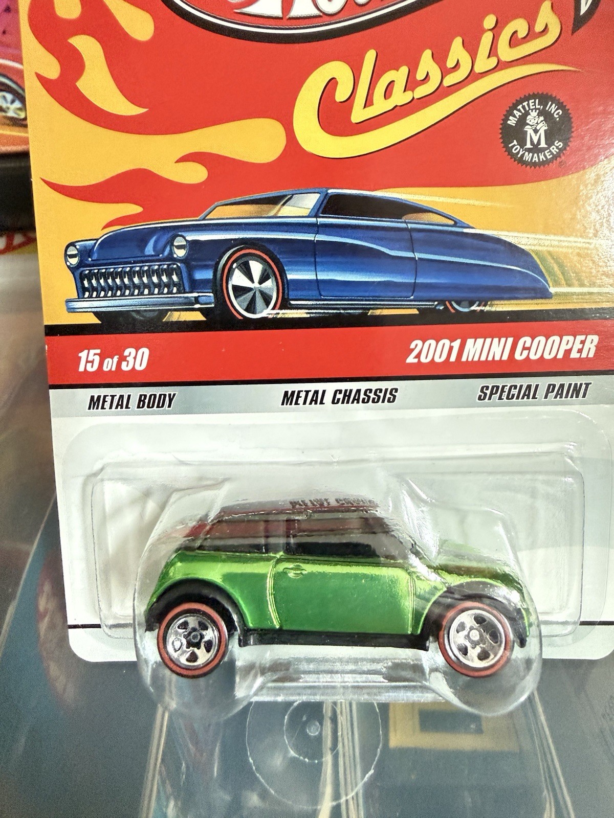 Hot Wheels Classics Series 5 2001 Mini Cooper, Green, BP