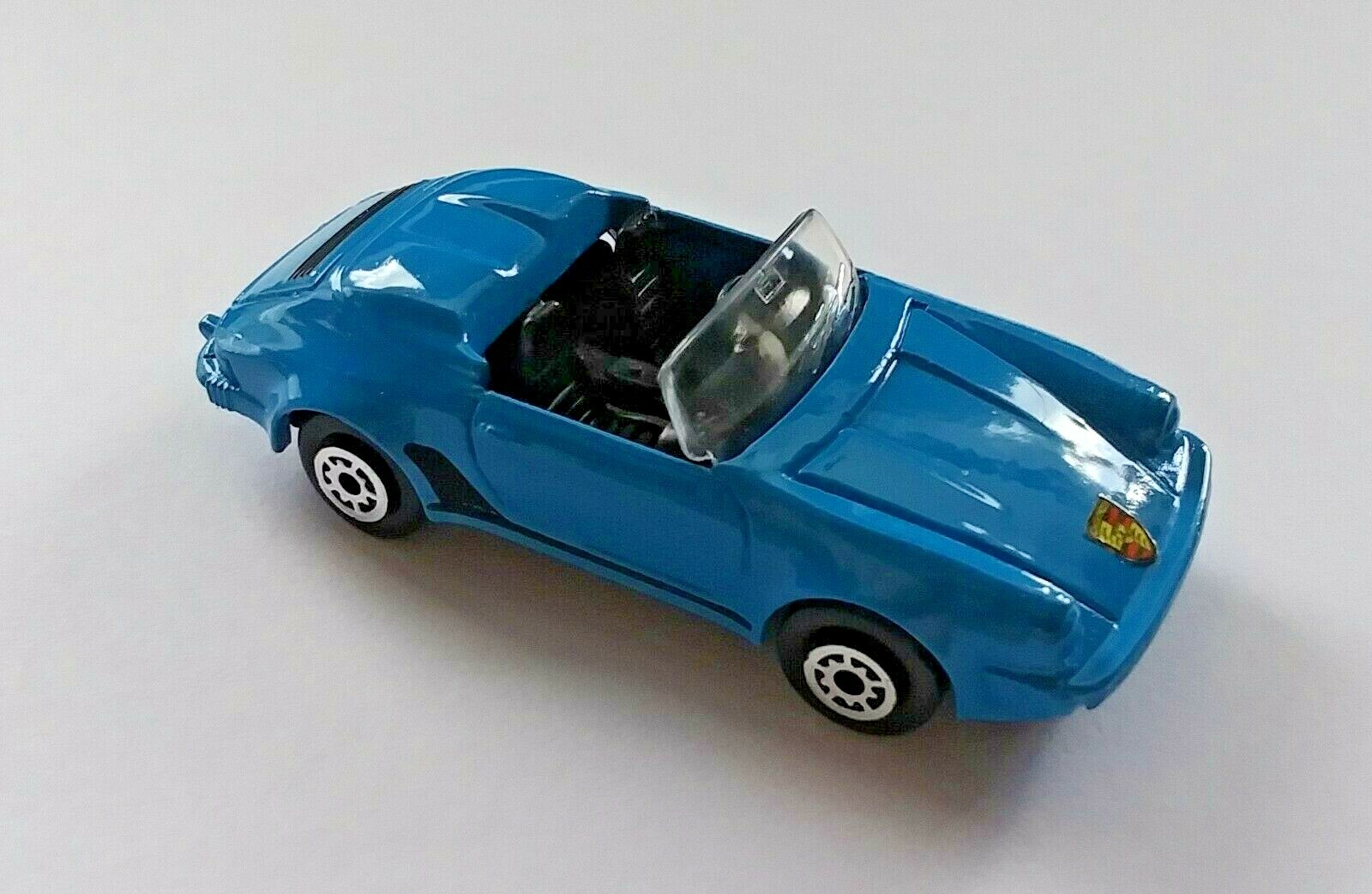 Porsche 911 Speedster Blue Convertible Die Cast Metal Car Maisto Mint Loose Cond