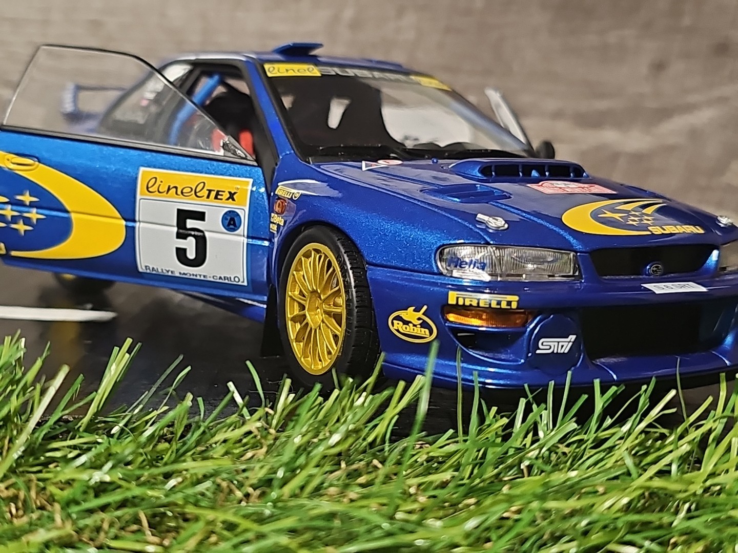 Autoart 89992 – Subaru Impreza WRC Monte Carlo Rally Burns Reid 1:18 Diecast Car