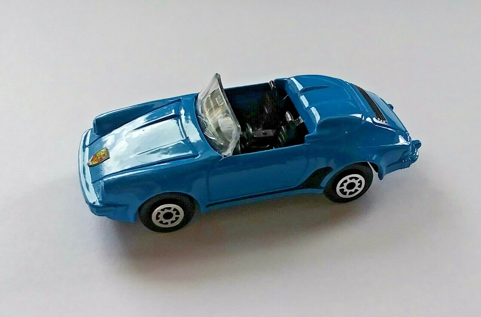 Porsche 911 Speedster Blue Convertible Die Cast Metal Car Maisto Mint Loose Cond