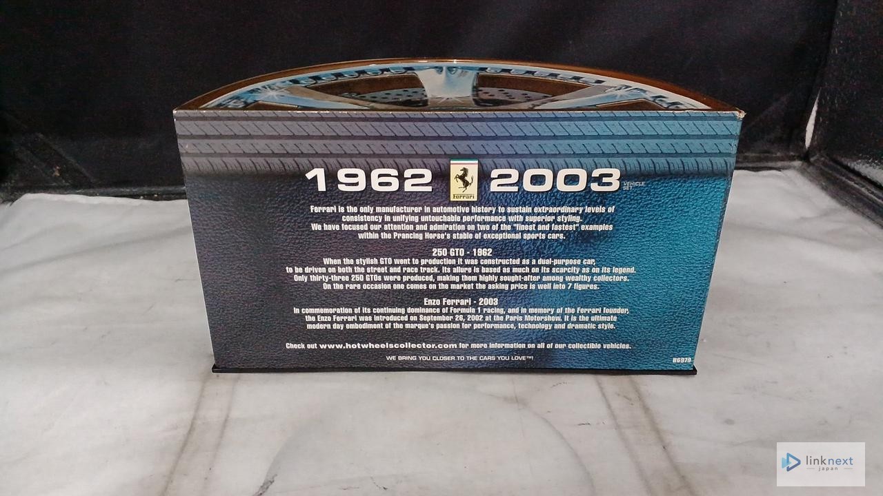 MATTEL Hot Wheels Ferrari 1962 & 2003 Collectible Set (Used)