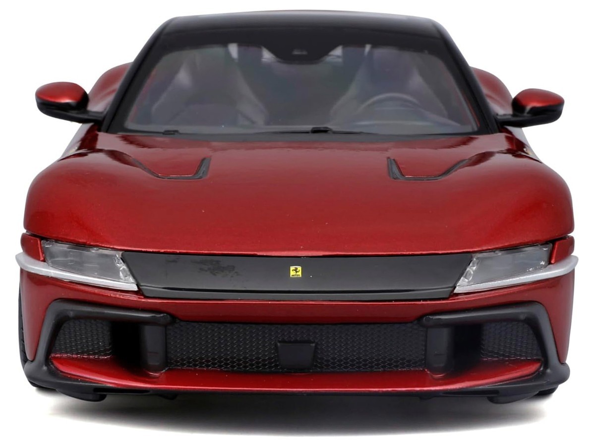 BBURAGO RACE + PLAY FERRARI 12 CILINDRI 1/24 DIECAST MODEL RED METALLIC 26033
