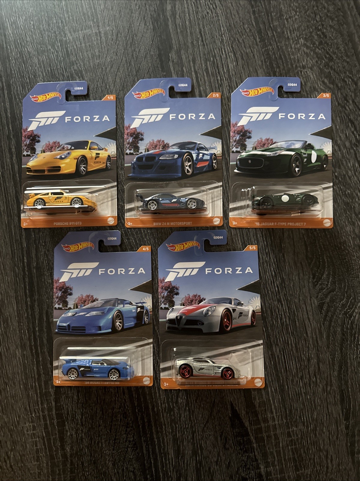 Hot Wheels Forza Set Of 5