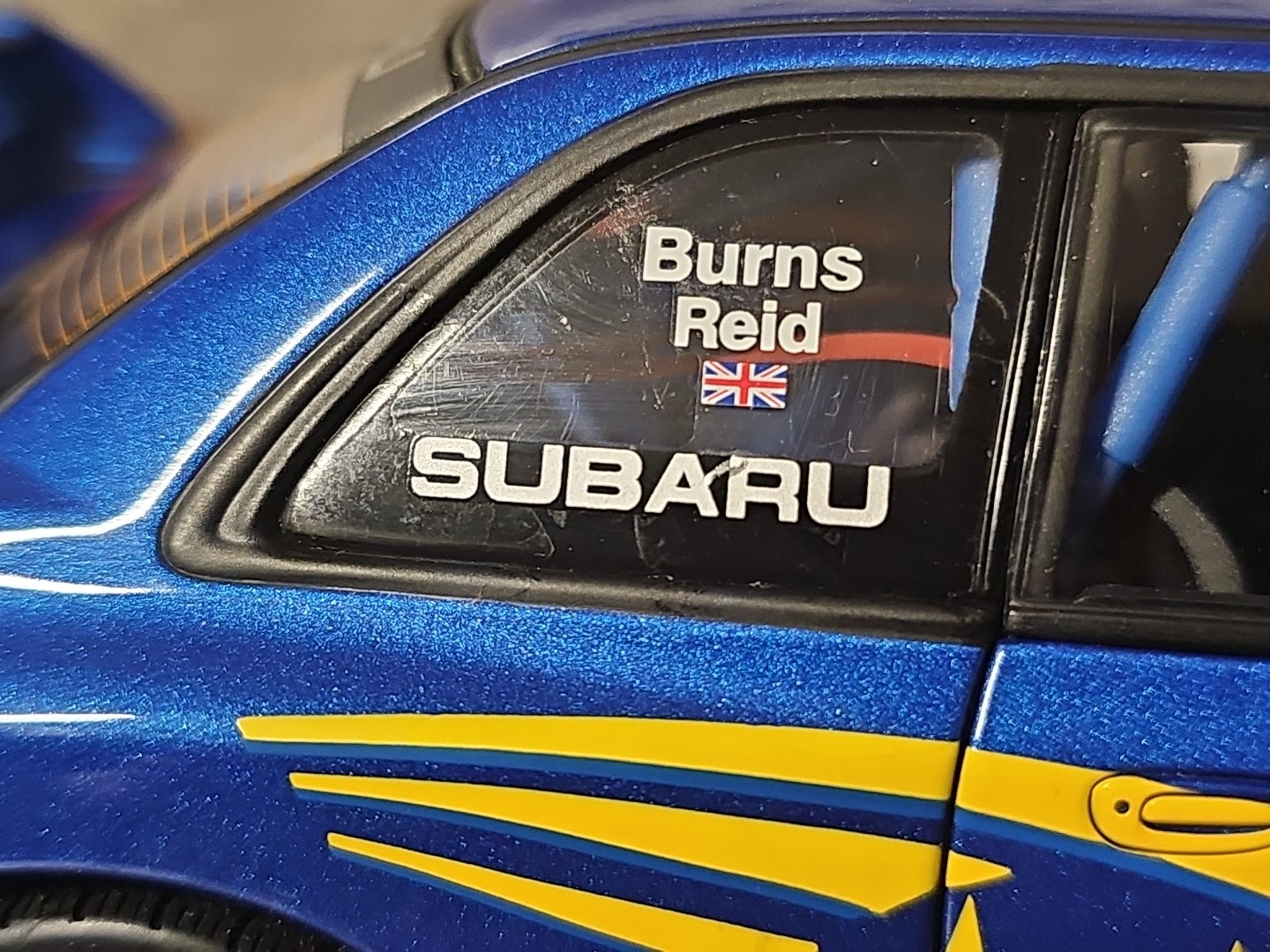 Autoart 89992 – Subaru Impreza WRC Monte Carlo Rally Burns Reid 1:18 Diecast Car