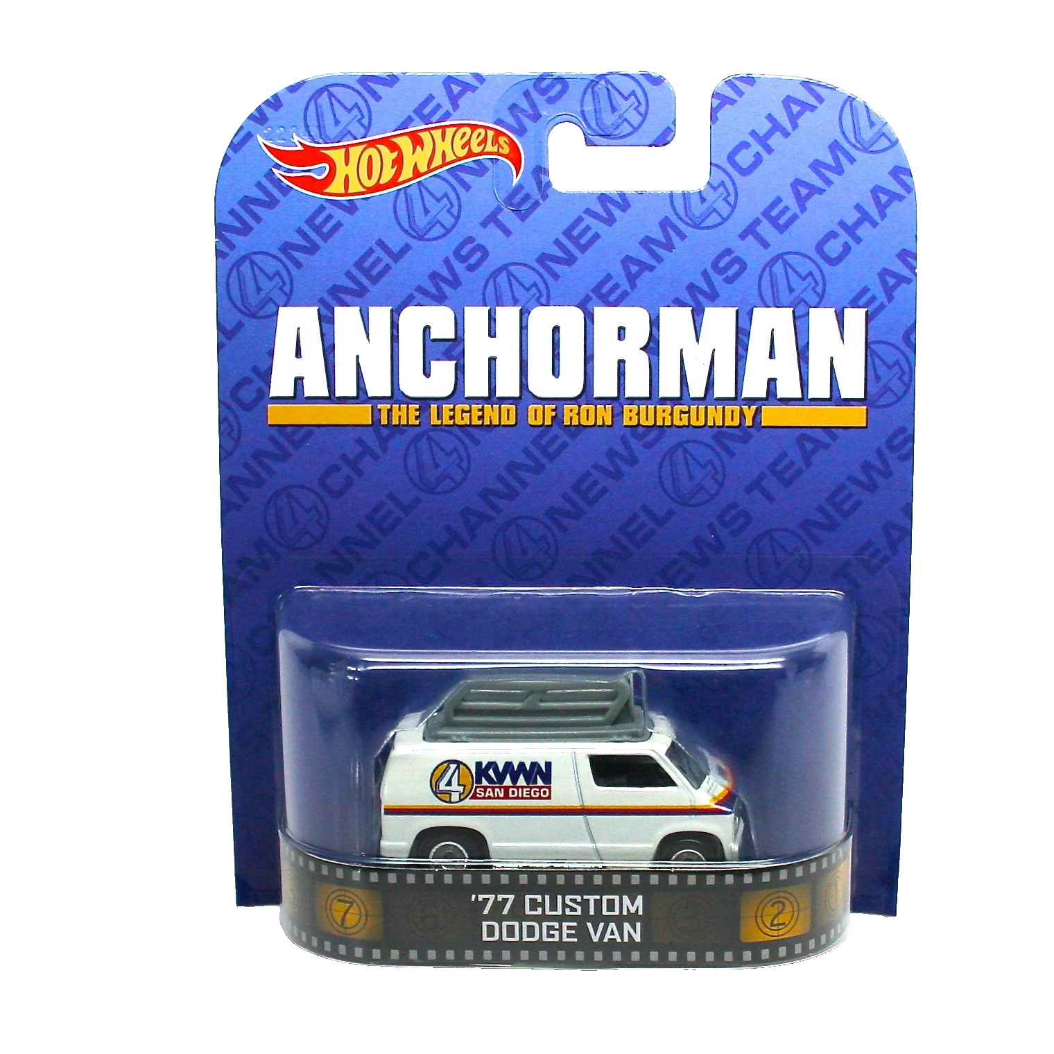 ’77 CUSTOM DODGE VAN * ANCHORMAN * 2013 Hot Wheels Retro Entertainment 1:64