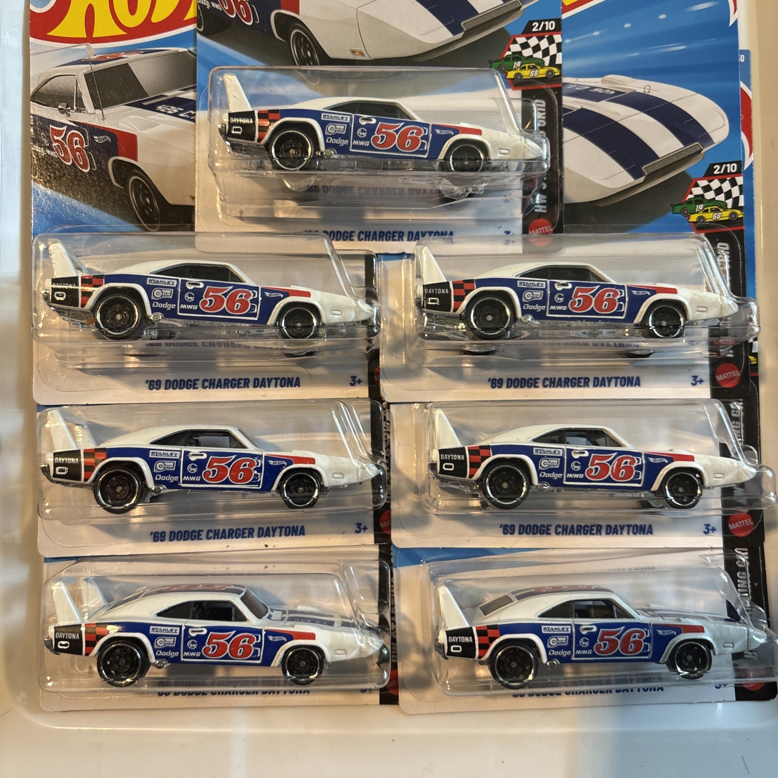 7x 2026 Hot Wheels ‘69 Dodge Charger Daytona Kroger Exclusive JJM52-N9C0C