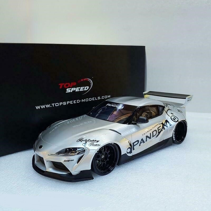 2020 TOYOTA PANDEM GR SUPRA V1.0 1:18 RESIN TS0297 SILVER ACME