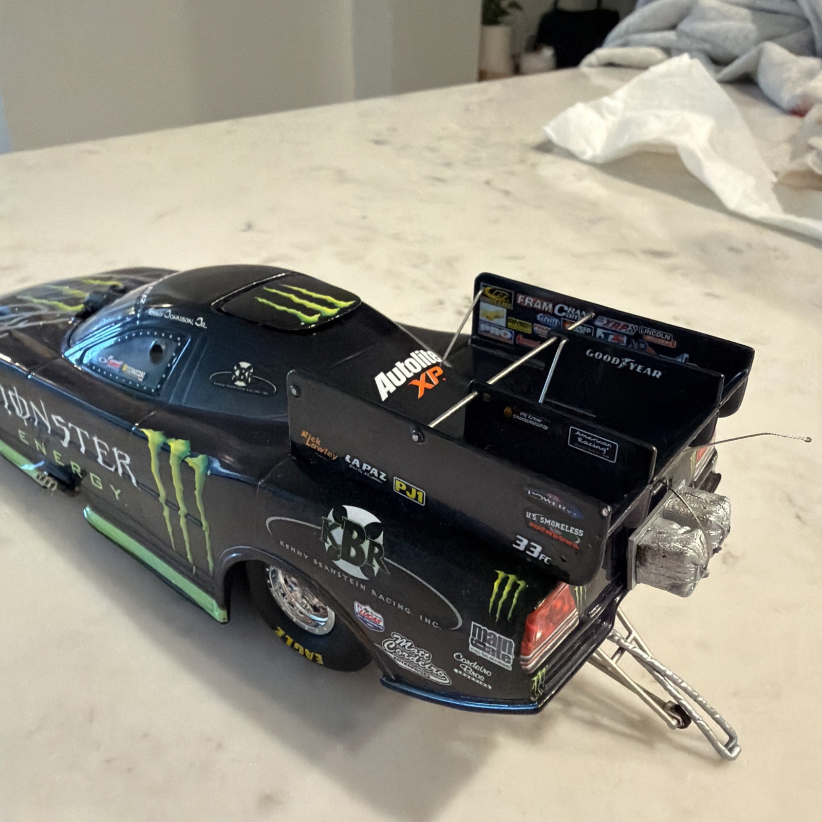TOMMY JOHNSON JR. MONSTER ENERGY 2008 AUTOGRAPHED #78 of 738 MINT! NO BOX