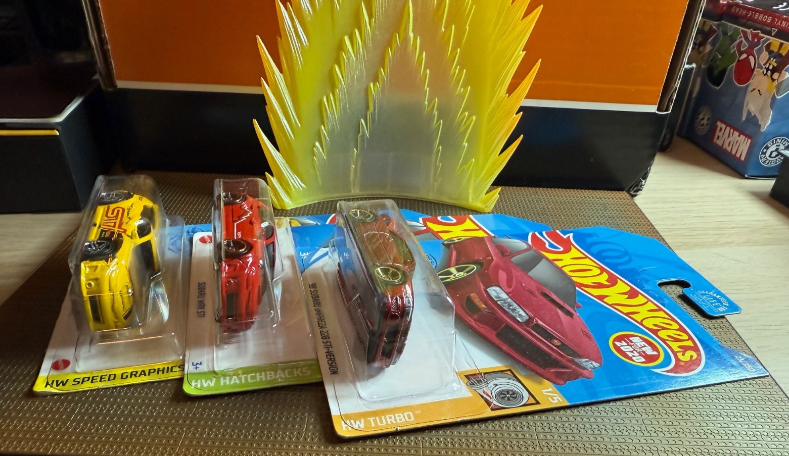 HOT WHEELS 98 SUBARU IMPREZA 22B STI-VERSION & WRX STI YELLOW & RED CAR SET NEW