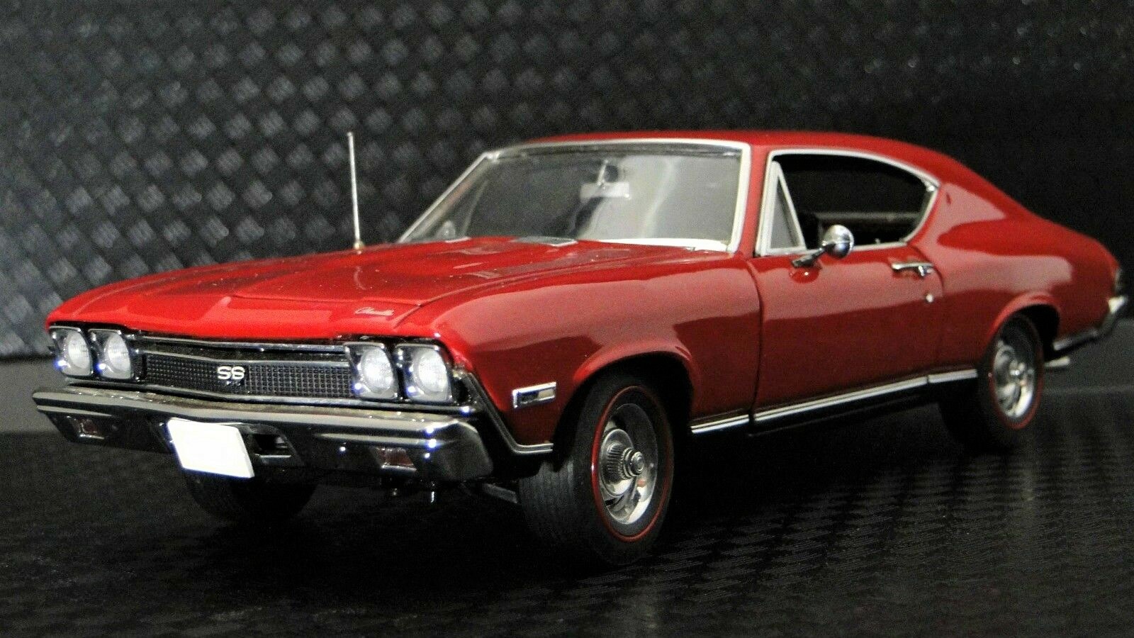 Chevrolet Chevy Chevelle Custom Built Metal Model 1 24 Race Car Promo 55 57 18