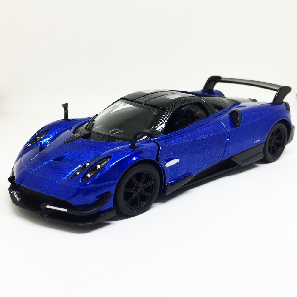 New Kinsmart 5″ Pagani Huayra BC Diecast Model Toy Sports Super Car 1:38- Blue