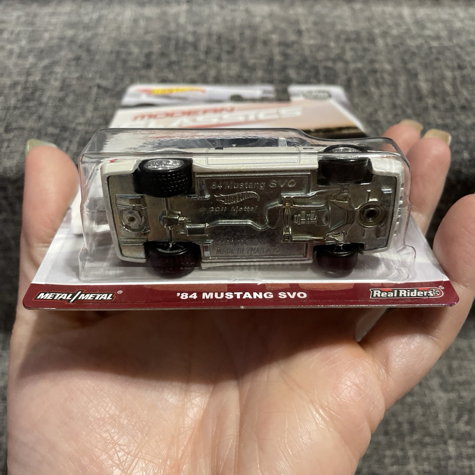 Hot Wheels Car Culture Modern Classics 84 Mustang SVO with Protecto