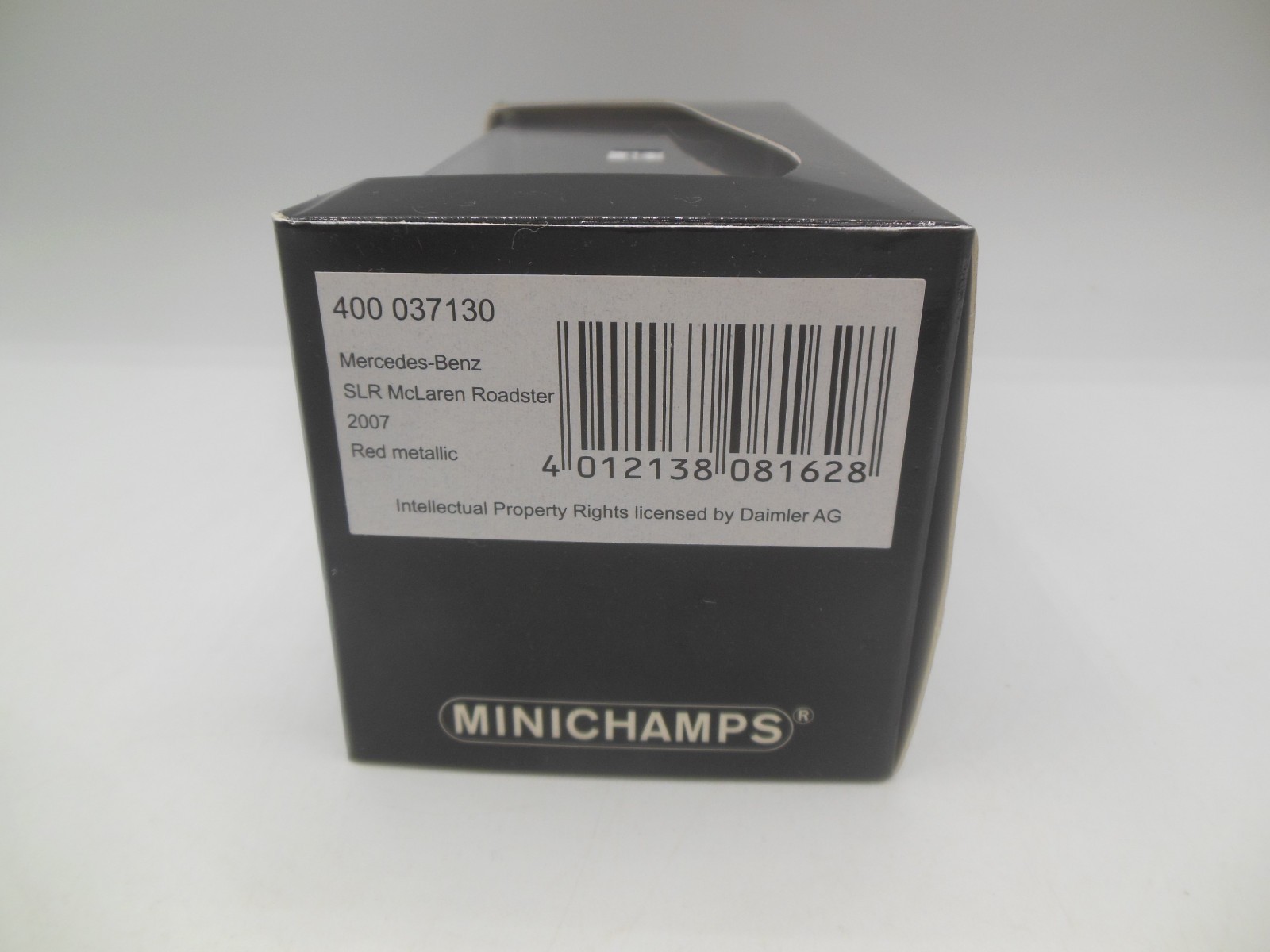Minichamps 400 037130 2007 Mercedes Benz SLR Mclaren Roadster Red Metallic 1:43