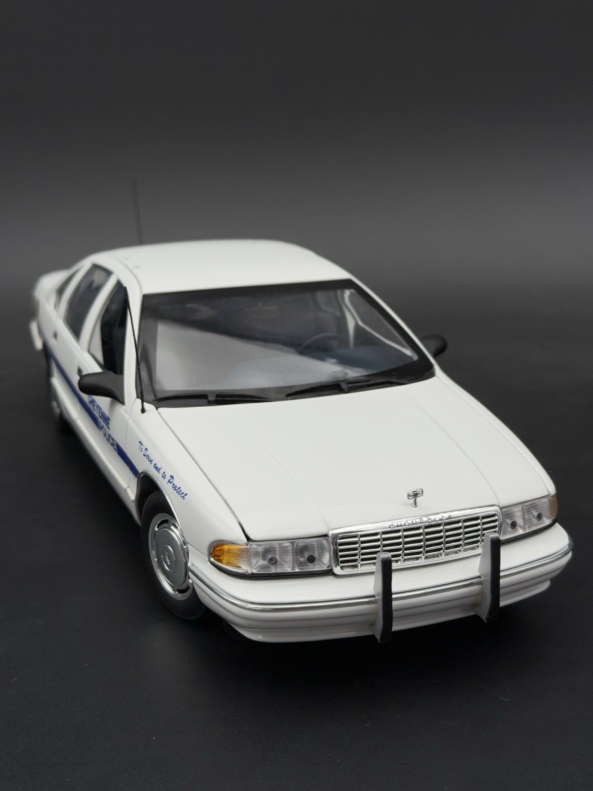 1/18 Vintage Push Bumper Guard For UT Chevrolet Caprice Police Car