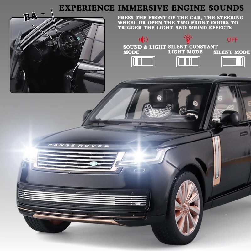 1:18 Land Rover Range Rover Fifty Diecast Vehicle Model Car Toy Collection Gift