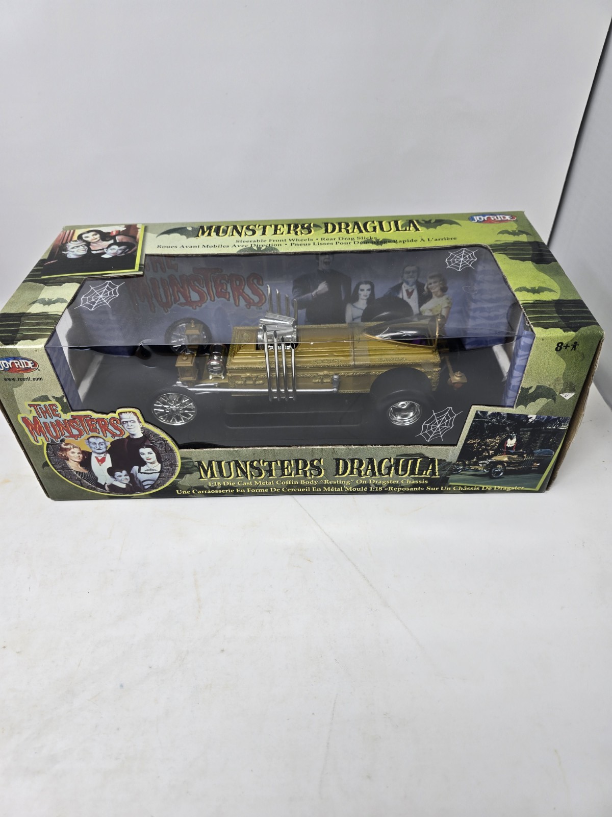 Munsters American Muscle Dragula Coffin Body 1:18 Die Cast NIB ERTL