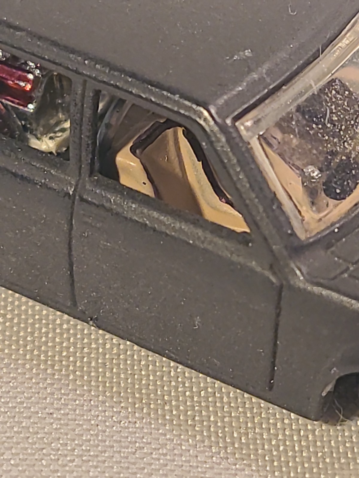 Hot Wheels 71 Datsun 510 Wagon Hot Rod Black FULL CUSTOM RR TIRES Rear V8