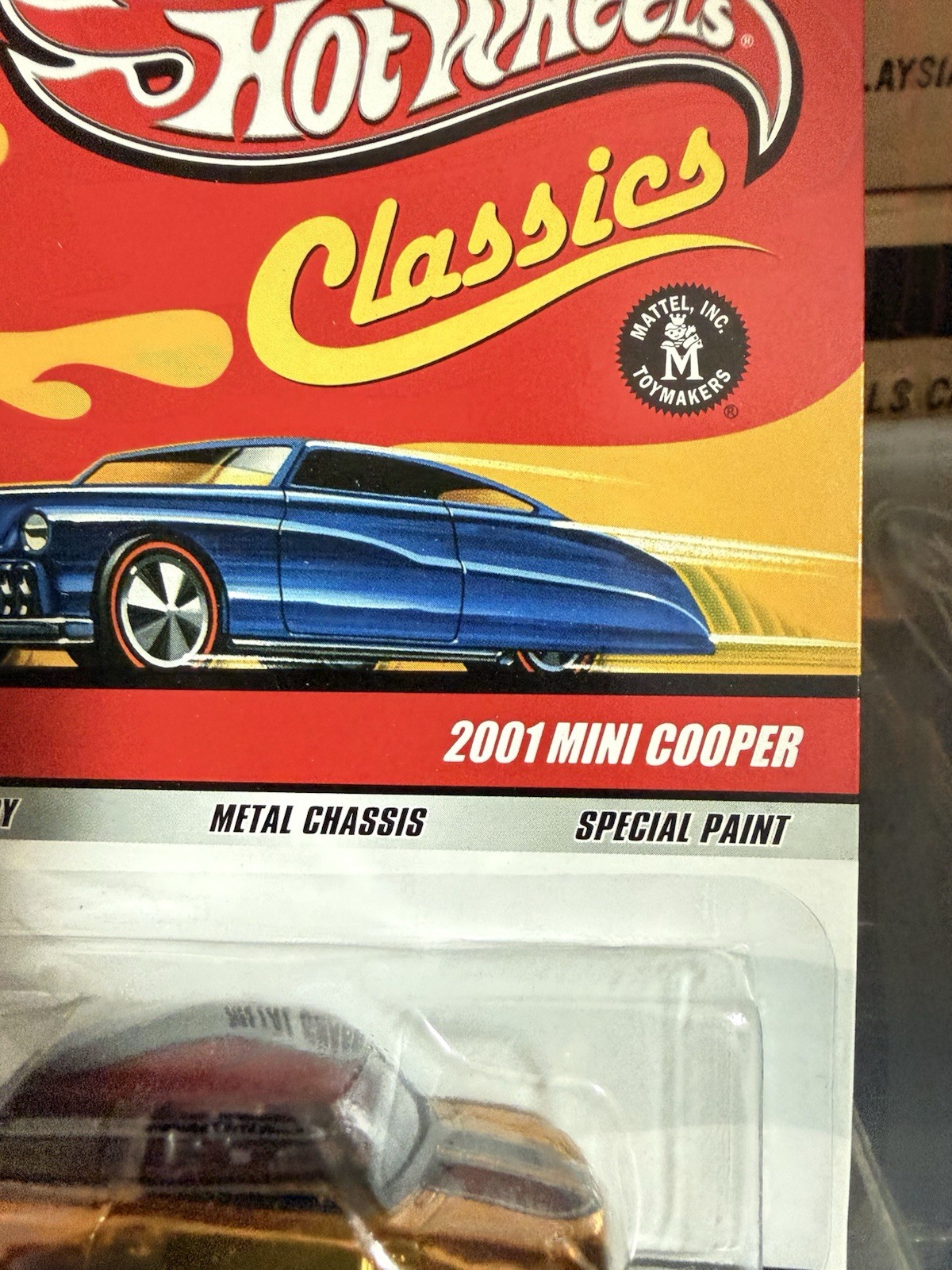 Hot Wheels Classics Series 5 2001 Mini Cooper, Gold, BP