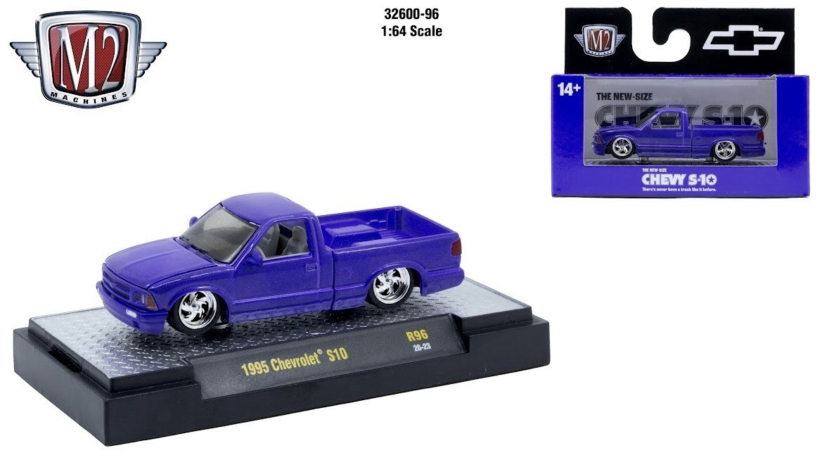 M2 MACHINES 1995 CHEVY S10 OBS DETROIT MUSCLE R96