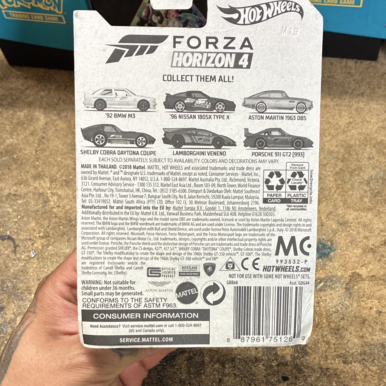 Hot Wheels Forza Horizon 4 ’92 BMW M3 White 1:64 Diecast Car Unopened