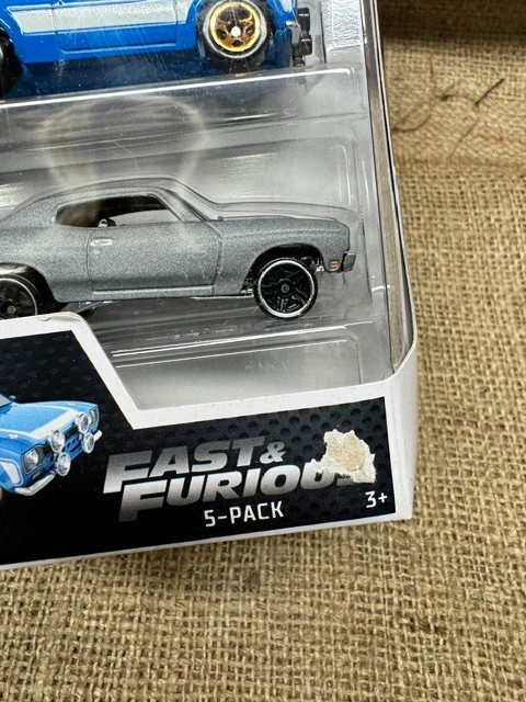 Hot Wheels Fast & Furious 5-Pack -GGH46 *New-Box Damage