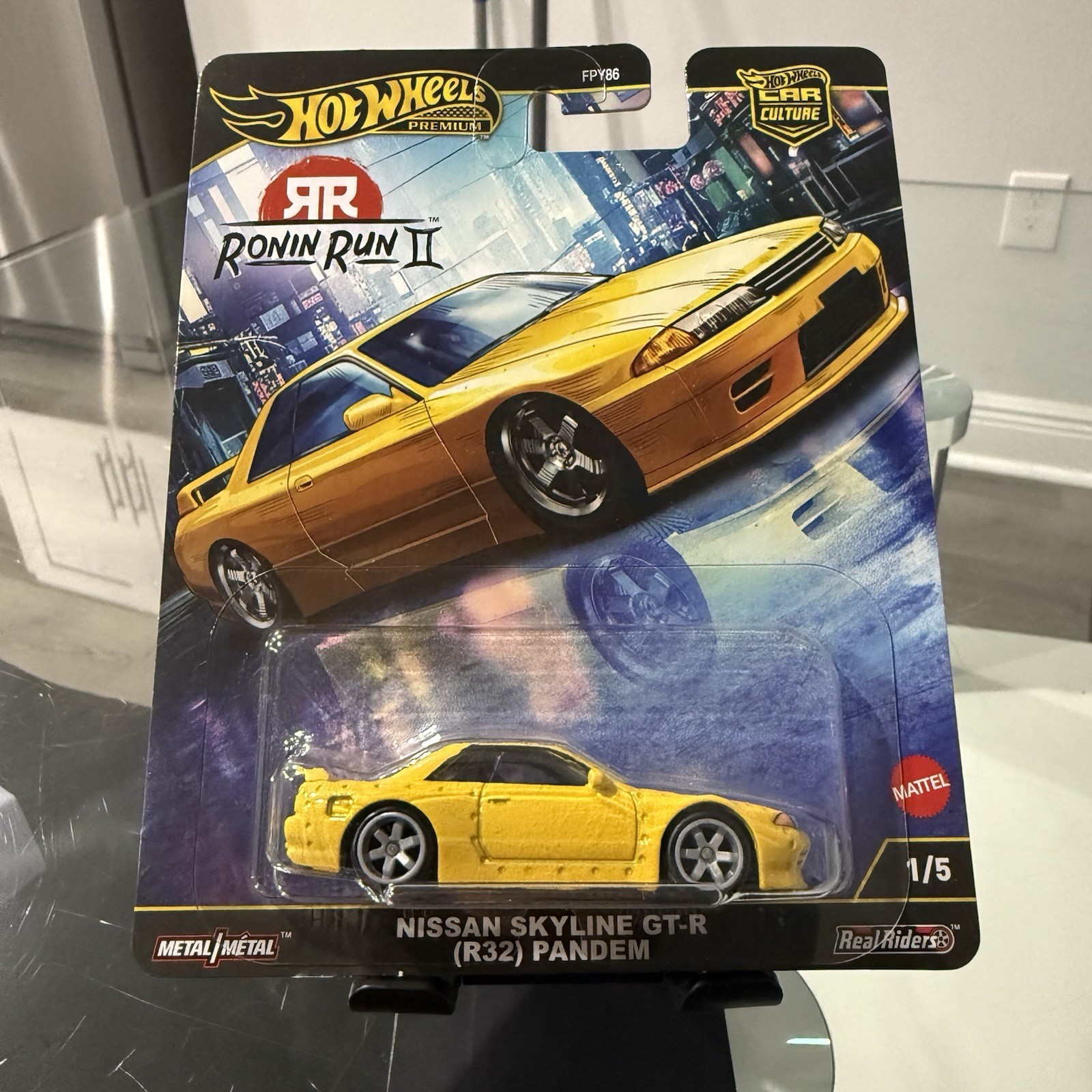 Hot Wheels 2025 Premium Car Culture Ronin Run II NISSAN SKYLINE GT-R (R32)