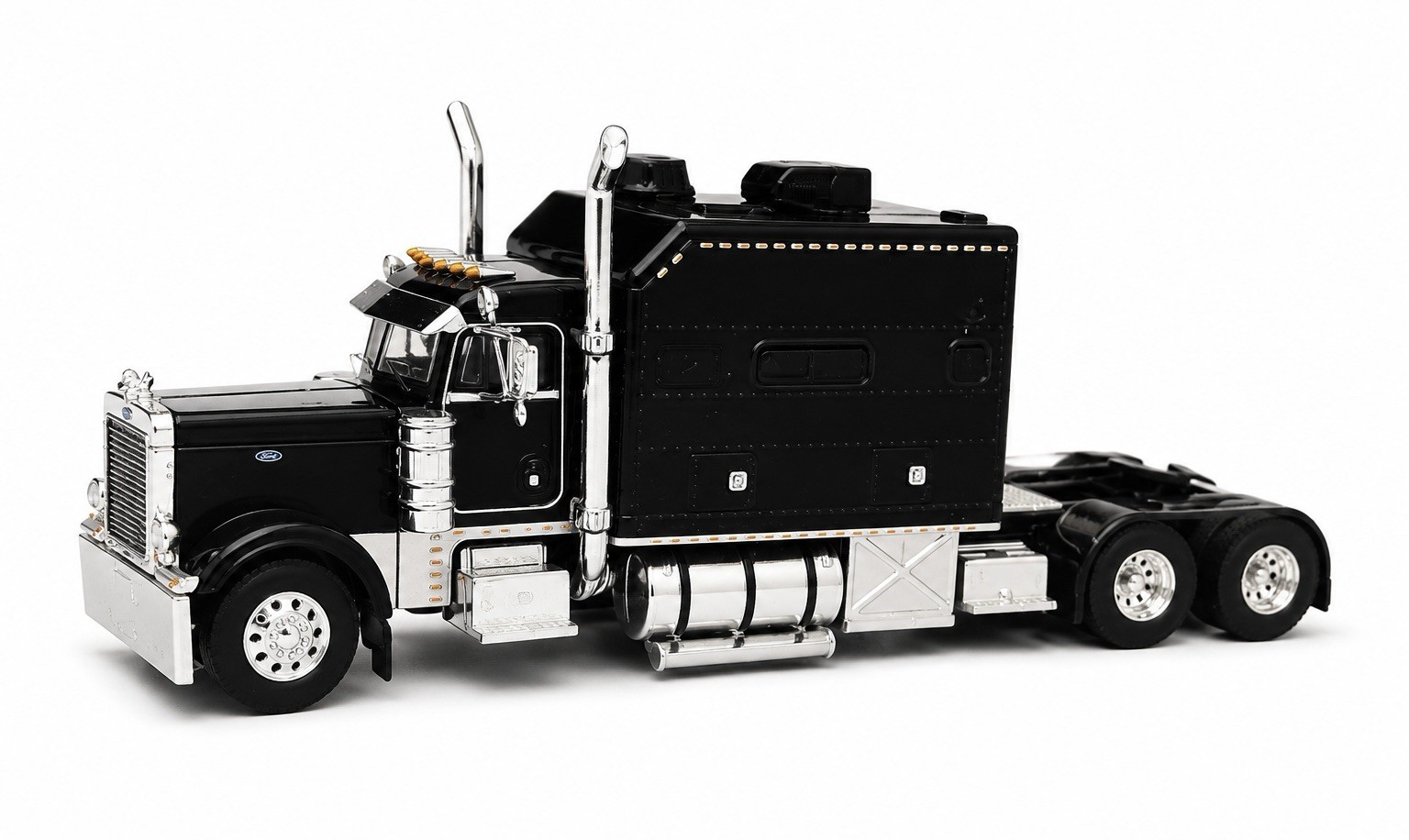 IXO MODELS 2002 PETERBILT 379 CUSTOM SLEEPER BLACK 1:64 SCALE