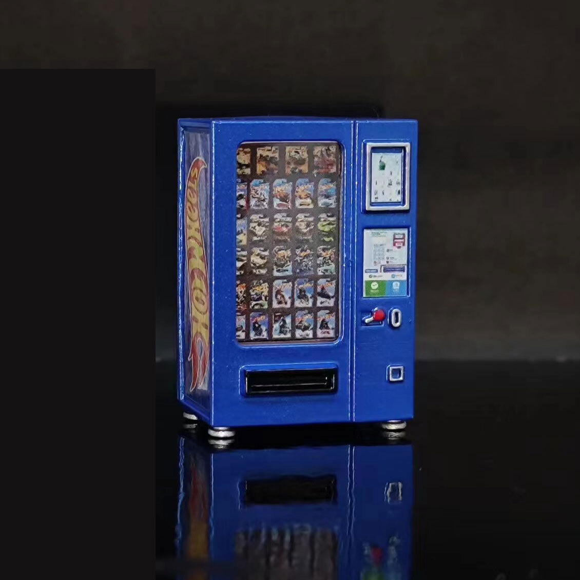 1/64 Diorama Vending Machine Model W/Light City Street Scene Display Accessory