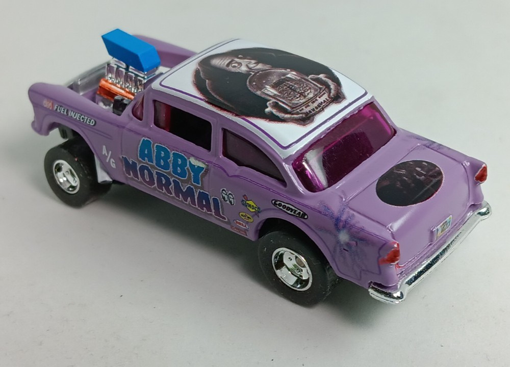 Custom, Hot Wheels ’55 CHEVY BEL AIR GASSER, “ABBY NORMAL”