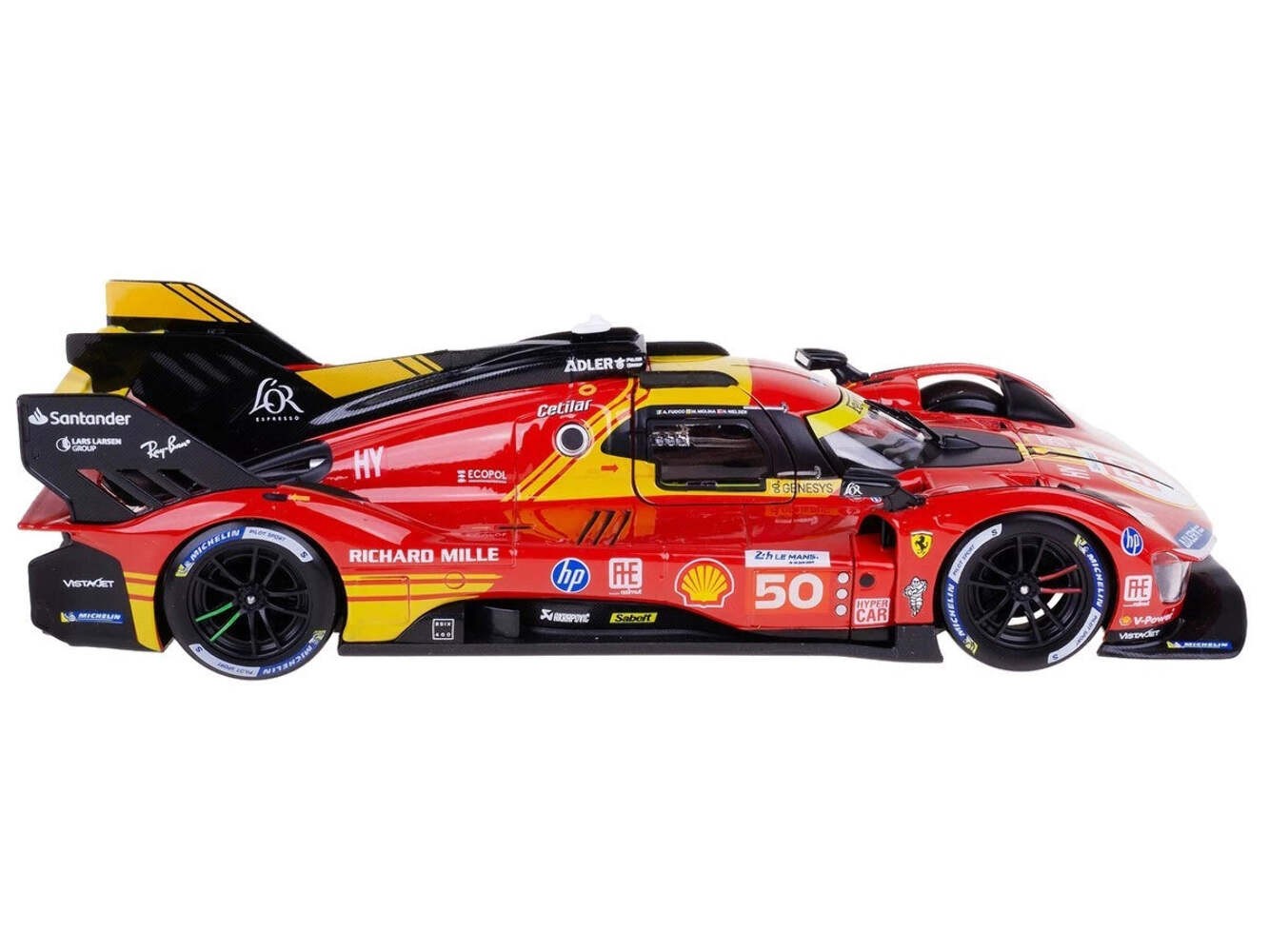 1:24th Ferrari Racing 499P LMH Winner Le Mans 2023 #51 Red