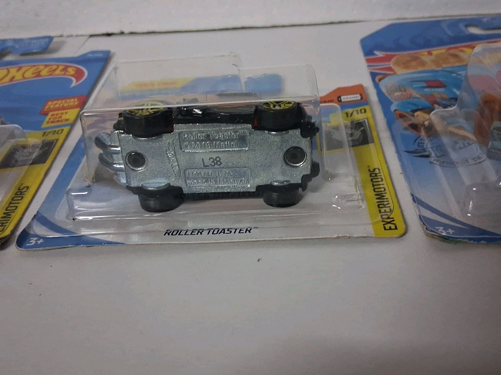 2018 Hotwheels Roller Toaster Lot Of 3 (Soft Corners On Cards)