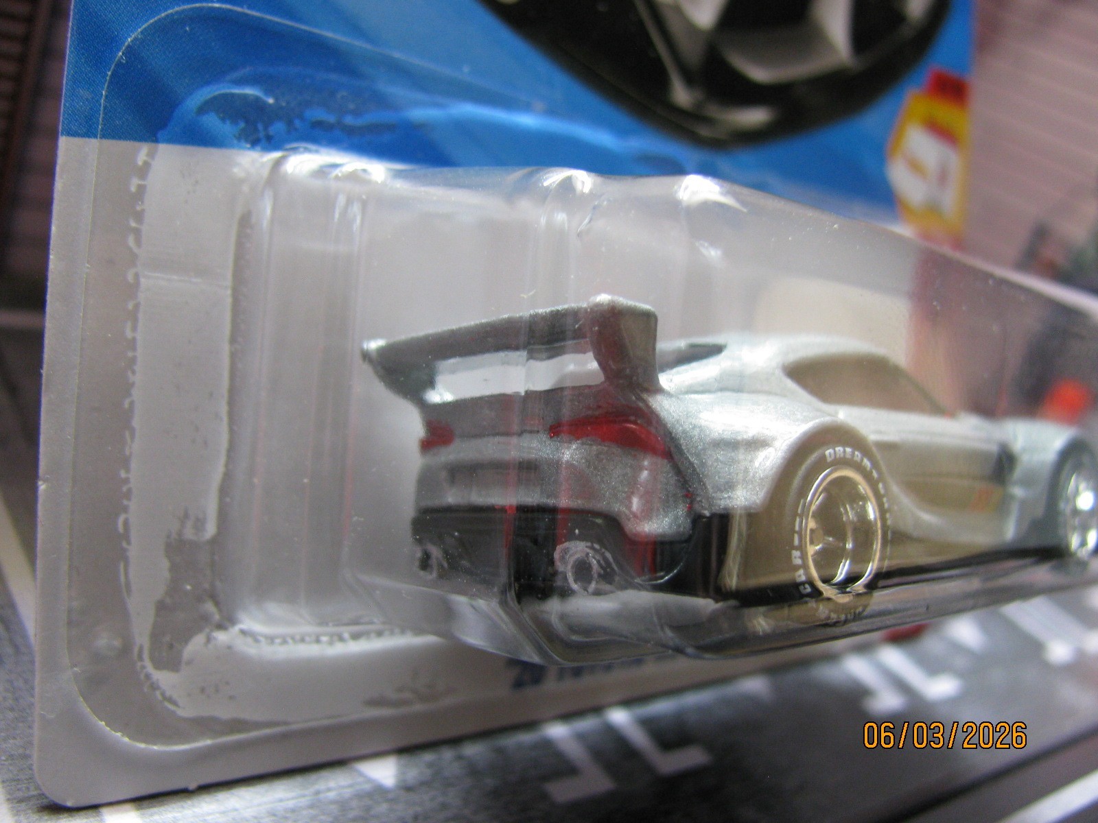 2026 Hot Wheels ’20 TOYOTA GR SUPRA Light Gray, w/Real Riders Wheel Swap