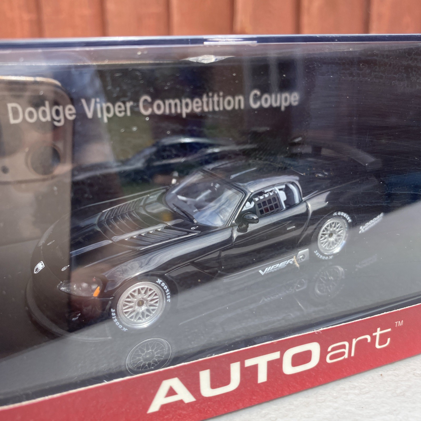 AUTOArt Dodge Viper Competition Coupe 1:43 Scale Black Ref 60421 New Boxed