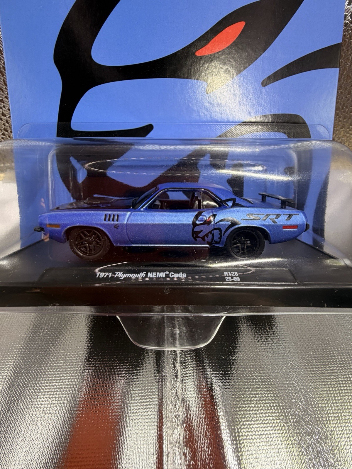M2 Machines Auto-Drivers 1:64 1971 Plymouth HEMI Cuda SRT Blue Unopened