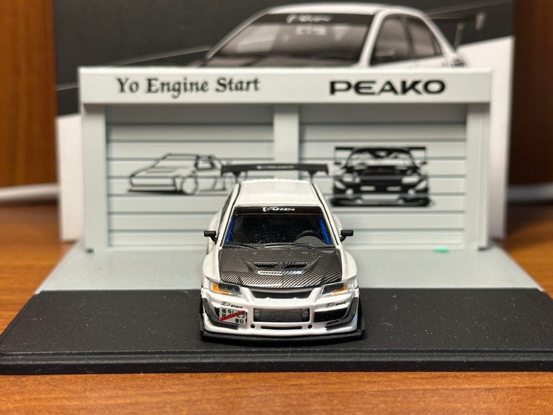 Yes Peako 1/64 Mitsubishi Lancer Evolution Ix Varis White